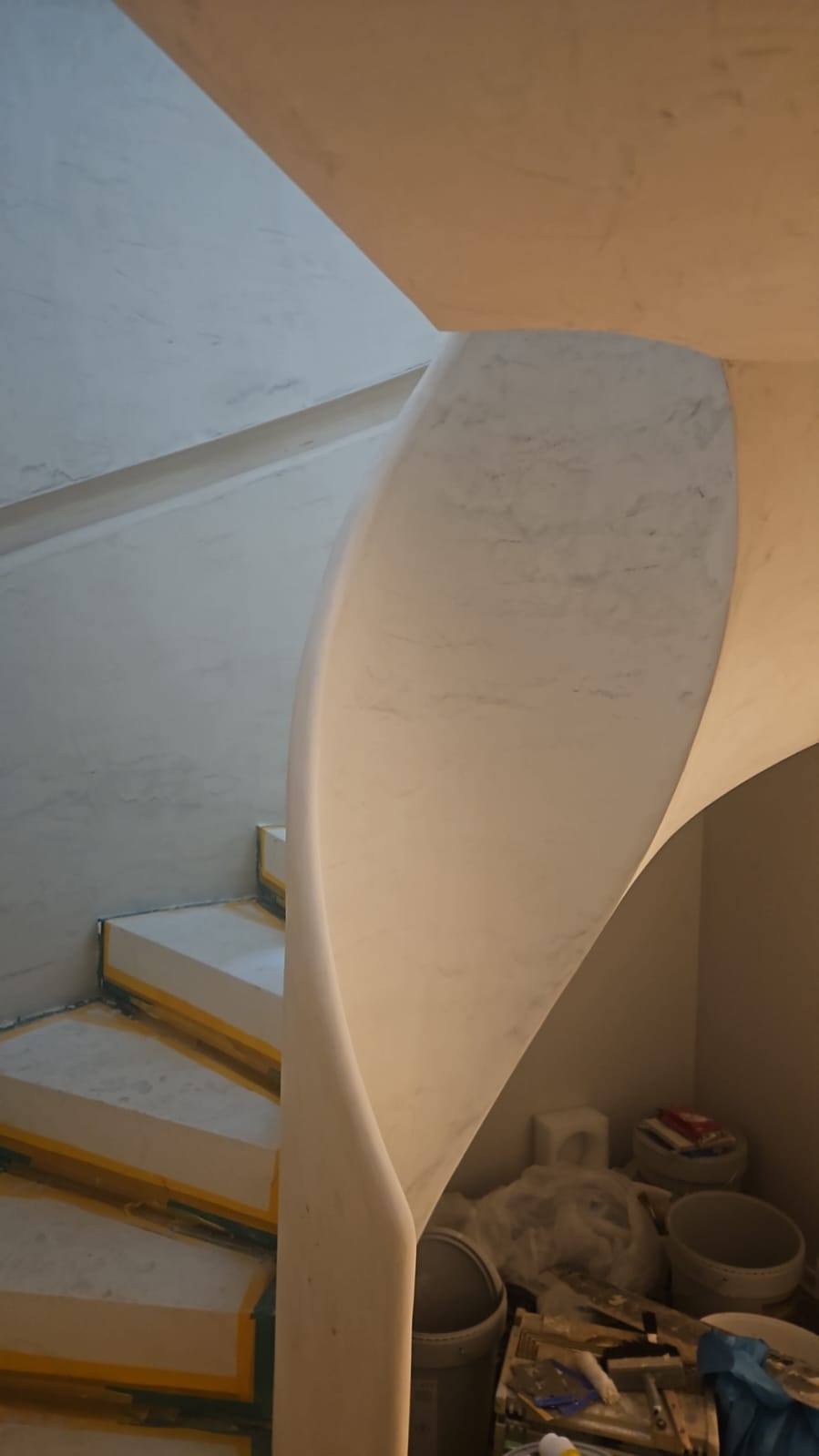 Renovierung einer Wendeltreppe